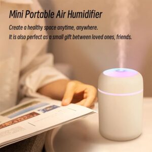 Humidificador de aire H2O de 300ml, difusor de Aroma con niebla fría para dormitorio, hogar.