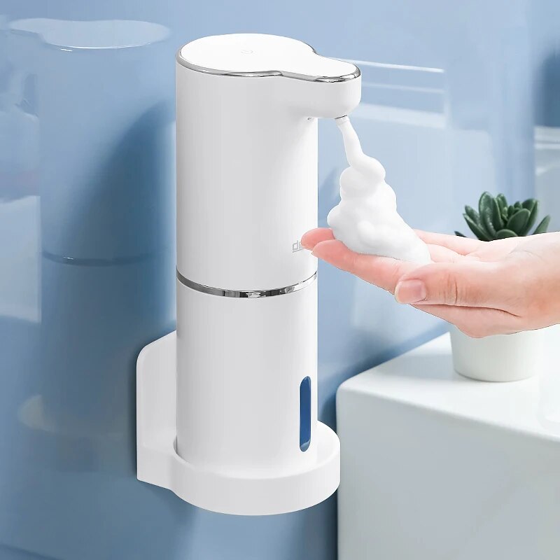 Dispensadores automáticos de jabón de espuma para baño, lavadora  inteligente de manos con carga USB, Material ABS blanco de alta calidad –  DESCUBRE & RENUEVA